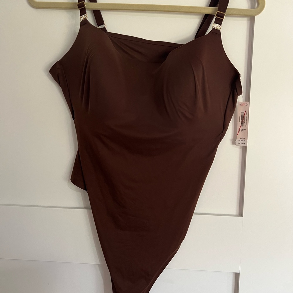 Victoria's Secret Chocolate Body Suit XL